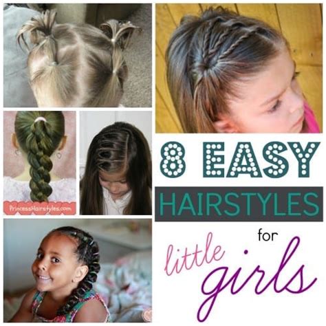 Don't over think this look! Remodelaholic | 8 Easy Hairstyles for Little Girls