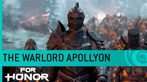 Apollyon from ubisoft's latest video game, for honor! For Honor Trailer: The Warlord Apollyon - Story Campaign ...