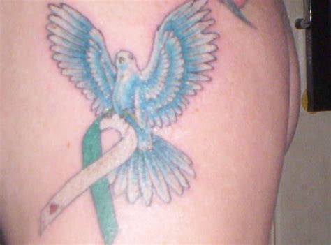 There is no dearth of design possibilities when it comes to ribbons for cancer type of tattoos. tattoo | Memorial tattoos, Tattoos, Cancer memorial tattoos