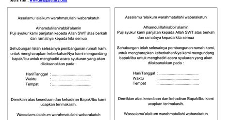 Maybe you would like to learn more about one of these? Surat Undangan Syukuran Rumah Baru.doc - Google Drive