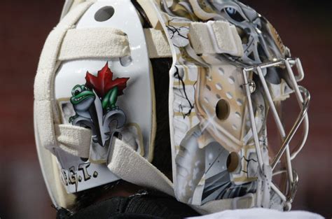 I was never quite sure what the wild design on the side opposite the. I Love Goalies!: Marc-Andre Fleury 2011-12 Mask