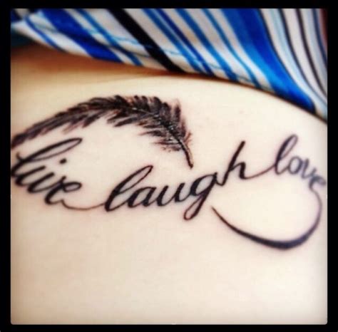 See more ideas about self love tattoo, love tattoos, tattoo quotes. Live love laugh tattoo | Cool tattoos, Body art, Laugh tattoo