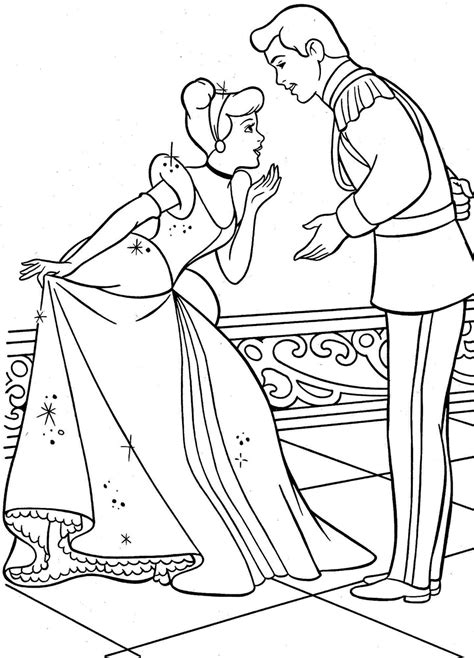 Cinderella is the character of the animated feature film cinderella released in 1950 and inspired by charles perrault's fairy tale cinderella or the little glass slipper. Cinderella Coloring Pages To Print