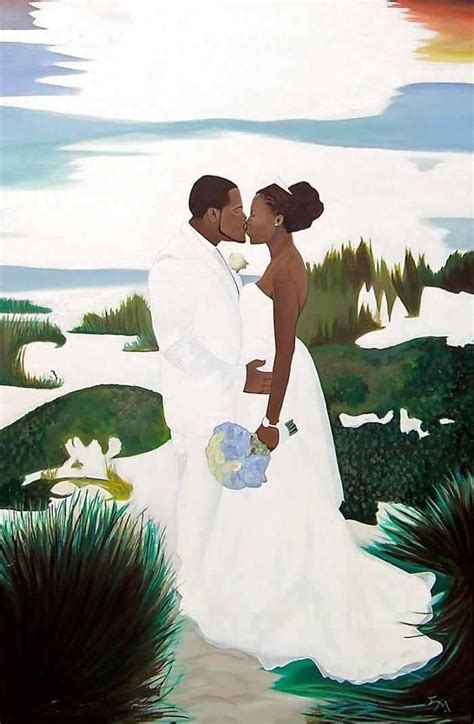 As valentines day coming near you and your lover might have have other plans and that is good but you guys should also have a matching wallpaper for this special day. Black Art African American Loving Couple Wedding Day ...