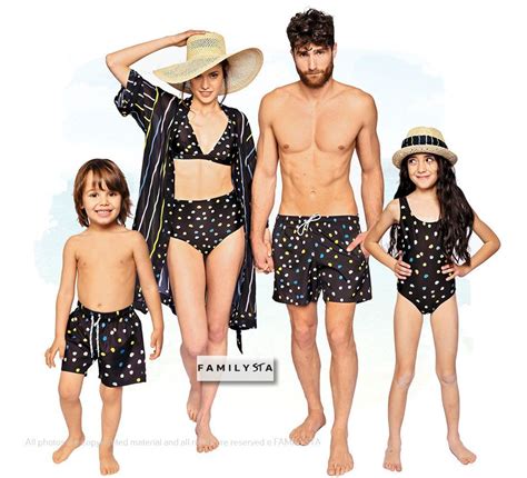 Matching family bathing suit father mother son daughter. Family Matching Swimsuits, Couple Matching Swimwear ...