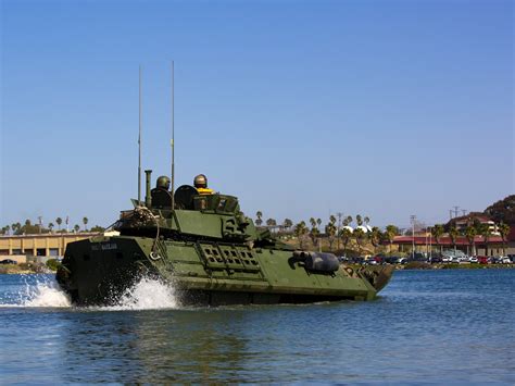 LAR Marine Course take LAVs for a swim > Marine Corps Base Camp ...