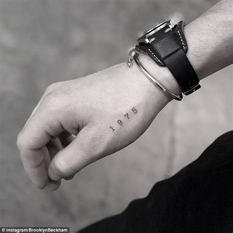 Brooklyn beckham and his fiance both seem pretty happy with his brand new 'tattoo'. Brooklyn Beckham honours father David with another tattoo ...