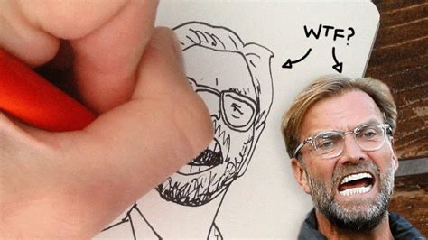 Often credited with popularizing the football philosophy known as gegenpressing, klopp is regarded by many as one of the best managers in the. ⌛ Drawing Jurgen Klopp in 184 seconds - YouTube