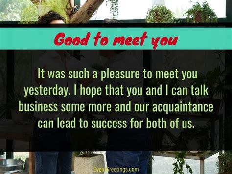 Thank you for letting me meet you;xièxiè ràng wǒ yùjiàn nǐ; Nice to Meet You Quotes For Pleasant Meeting - Events ...
