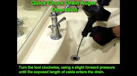 321 results for drain auger. New Quick Chuck Drain Auger - YouTube