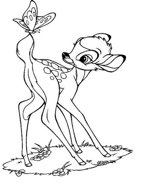 Bambi coloring pages for kids you can print and color. Free Printable Bambi Coloring Pages For Kids