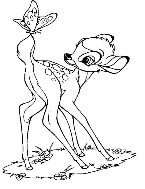 Free printable coloring pages bambi coloring pages. Free Printable Bambi Coloring Pages For Kids