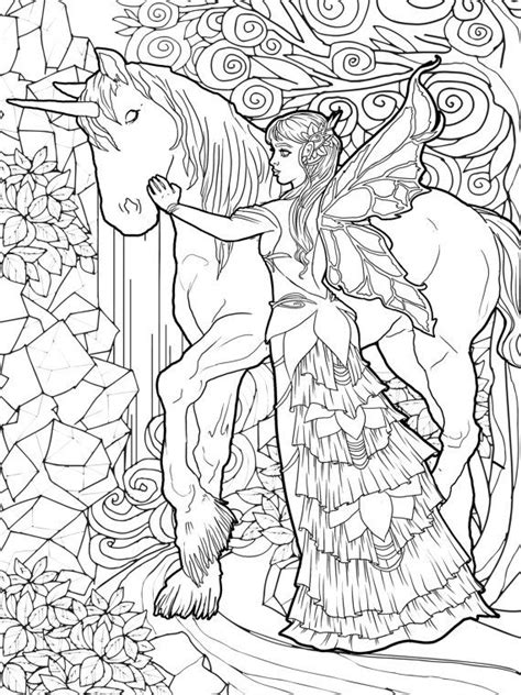 If you like these printables, you might also want to check out the fairy, castle and princess pages too! Magical Unicorns and Fairies: Adult Coloring Book, Unicorn ...