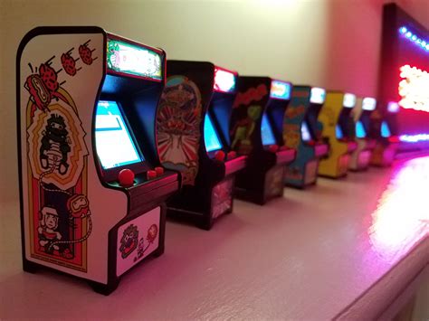 My Tiny Arcade collection! They are fully playable mini arcade cabinets ...