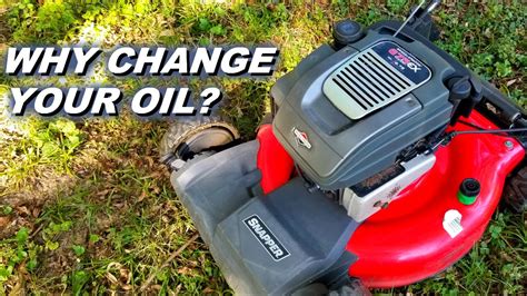 For new mower engine, you typically want to change and replace the oil soon after its first use, roughly five hours of run time. Why you should change your oil on your Snapper lawn mower ...