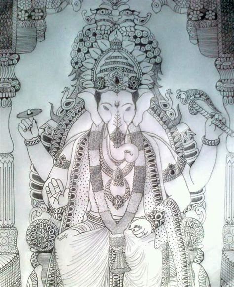 Each year it comes in. Pin on ASHTAVINAYAK GANESH PENCIL DRAWING