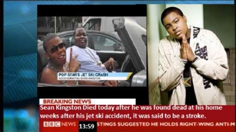 The sad news was confirmed by lock's agent yesterday, who said the comedian died surrounded by his family. BBC News - Sean Kingston dies of stroke 9 weeks after jet ...