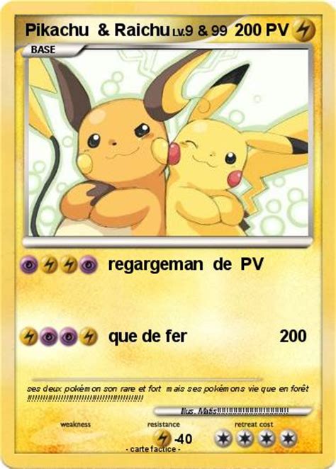 Go to 4th floor (using elevator or stairs)5. Pokémon Pikachu Raichu 9 9 - regargeman de PV - Ma carte ...