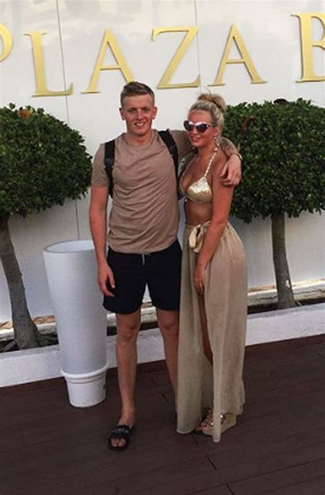 As the fans sing to both players acknowledge the fans and clap. Jordan Pickford girlfriend: Everton star and Megan's ...