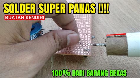 Salah satu cara paling mudah dalam menyiasati sarung tangan agar bisa digunakan menyentuh layar smartphone adalah dengan menggunakan benang konduktif. Cara Membuat Alat Ukir Ban Dari Solder - Puspasari