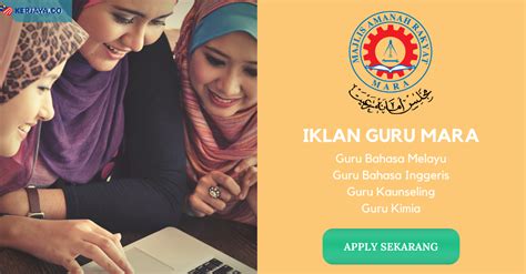 Permohonan jawatan kosong jabatan agama islam negeri johor. Jawatan Kosong Guru MRSM Pelbagai Subjek