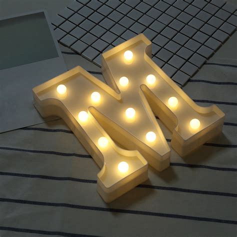 Julien de smedt, jds architects: Alphabet LED Letter Lights Light Up White Plastic Letters Standing ...