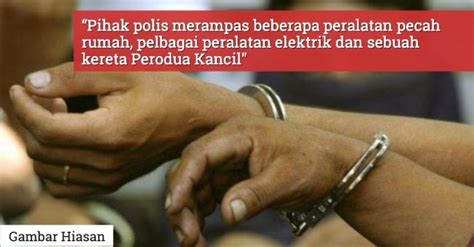 Translation of «pecah masuk» in english language: Kegiatan Suami Isteri, Ipar Disyaki Aktif Curi, Pecah ...
