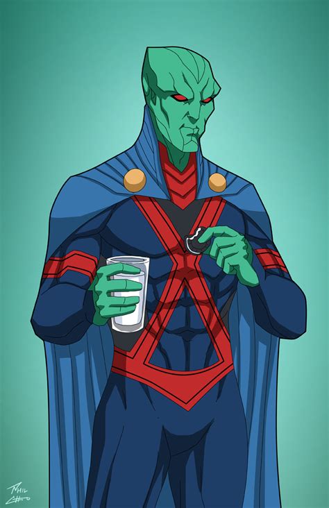 Martian manhunter is one of the dc universe's odd men out. Martian Manhunter (Earth-27) commission by phil-cho on ...