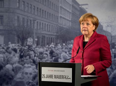 German chancellor angela merkel was just named the time person of the year, a nod to her role as the de facto head of the european union and the located in a bend in the river spree in berlin, near the reichstag, the chancellery consists of three buildings, a central main office set inside a simple. Fall of the Berlin Wall: Angela Merkel hails historic ...