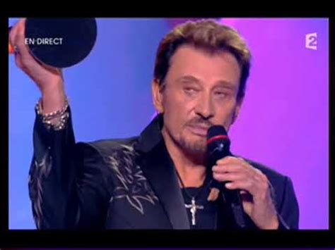 Si vous aimez la pop sautillante, ce garçon vous comblera. Johnny Hallyday Victoire De La Musique FR2 28 02 2009 ...