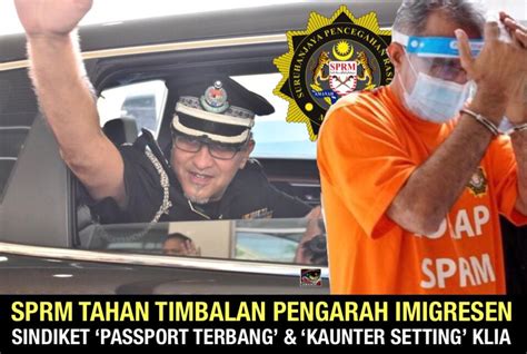 Lepas tu, sprm tahan lagi 5 orang termasuklah bekas timbalan pengarah jabatan air yang juga menjadi penasihat. SPRM tahan Timbalan Pengarah Imigresen: Sindiket 'Passport ...