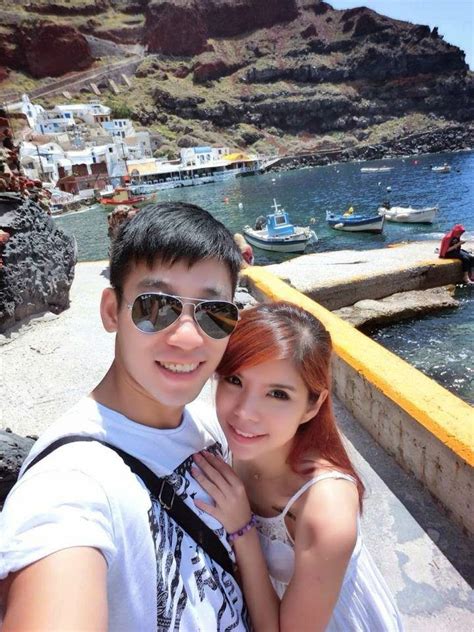 1.75 m (5 ft 9 in) handedness: Chan Peng Soon Honeymoon with his Lovely Wife in Europe ...