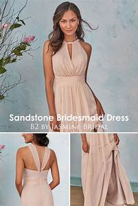  Bridal B2 Sandstone Bridesmaid Dress Designer Bridesmaid