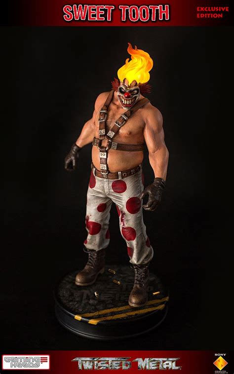 Unless the ending wish directly involves him, he's usually juggling in the background, no more significant than the other clowns. Sweet Thooth - Figurine Twisted Metal par Gaming Head