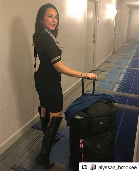 In addition to jetting off to exotic destinations, the job also requires a high degree of responsibility and specialization. #flightattendant #kneehighboots #cabincrewboots #cabincrew ...