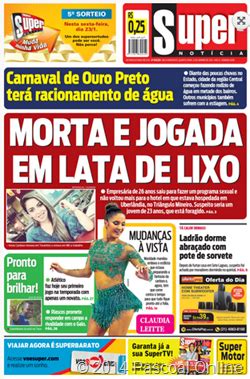 Las últimas noticias de actualidad al minuto. Leia a edição de hoje do Jornal Super Notícia - Pascoal Online - Notícia e Opinião - Raul Soares