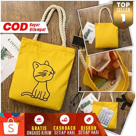 Kalimat ucapan ulang tahun lucu untuk atasan. Tote Bag Wanita Motif Kucing & Kelinci Lucu Kekinian Resleting Import Murah Tas Kanvas Totebag ...