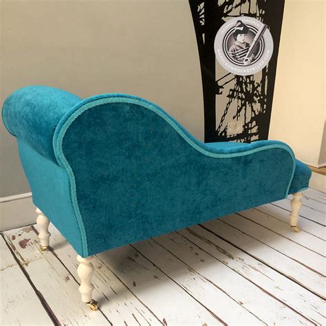 Shop for velvet chaise online at target. Mimi Teal Velvet Chaise | NapoleonRockefeller - Vintage ...