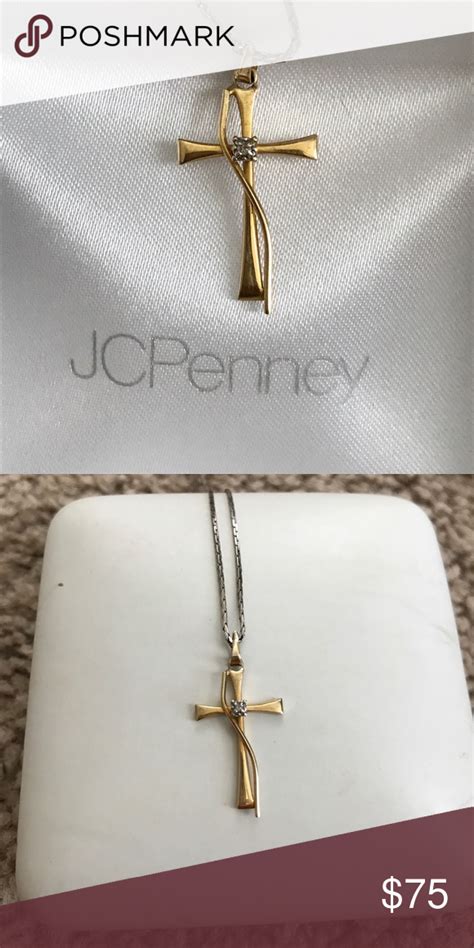Great savings & free delivery / collection on many items. Gold plated Cross Necklace | Jcpenney jewelry, Cross necklace, Gold cross necklace