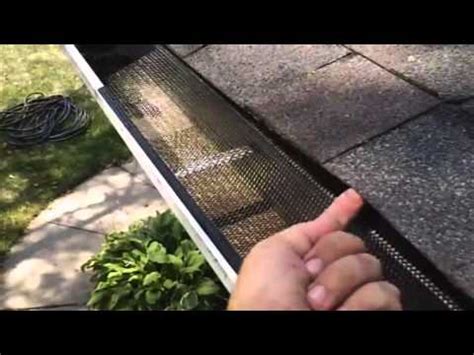 Different gutter guard materials have different price points, and what you. Elite Gutter Screen Installation by Tomlinson-Cannon - YouTube