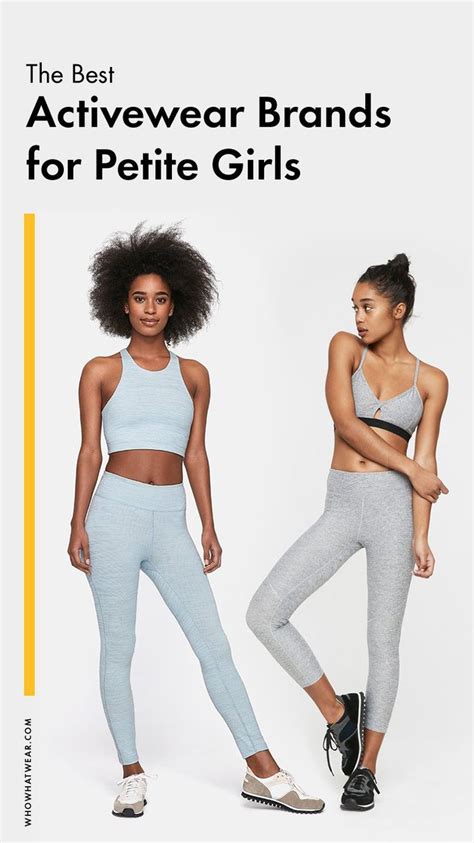 Plus, a few bonus brands! The Best Activewear Brands for Petite Girls | Petite ...