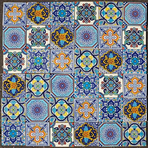 Mexican tile designs, duncansville, pennsylvania. A. Mexican Tile Sets | Caoba | Mexican wall, Mexican tile, Mexican home decor