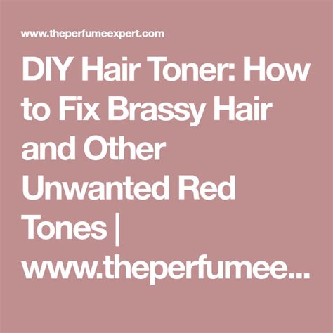 This is hands down the best way on how to neutralize red tones in brown hair, blonde hair, as well as black one. DIY Hair Toner: How to Fix Brassy Hair and Other Unwanted ...