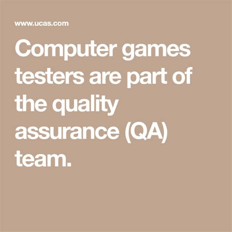 Video and computer game testing is not just fun and games. Computer games testers are part of the quality assurance ...