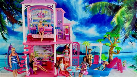 Add joy to your kids' lives with new arrivals of barbie doll house at alibaba.com. Barbie 2 Story Beach House Unboxing Set Up Dollhouse Tour ...