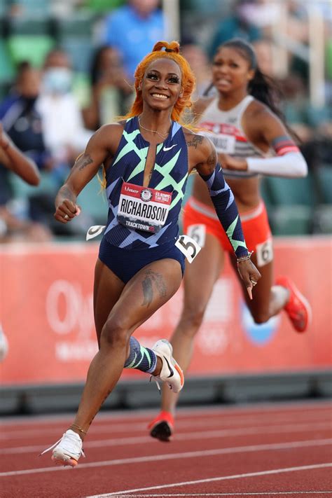 Not only fast but we can't deny her style is blazing, she's unapologetically confidant and we love everyting about this winner. Sha'Carri Richardson left off Olympic relay team - TheGrio