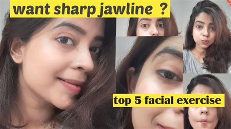 Chinups (chin lifts) with your mouth closed, push out your lower jaw and push up your lower lip until you feel a stretch under the chin and. How to get sharp jawline ? jawline exercise /double chin ...