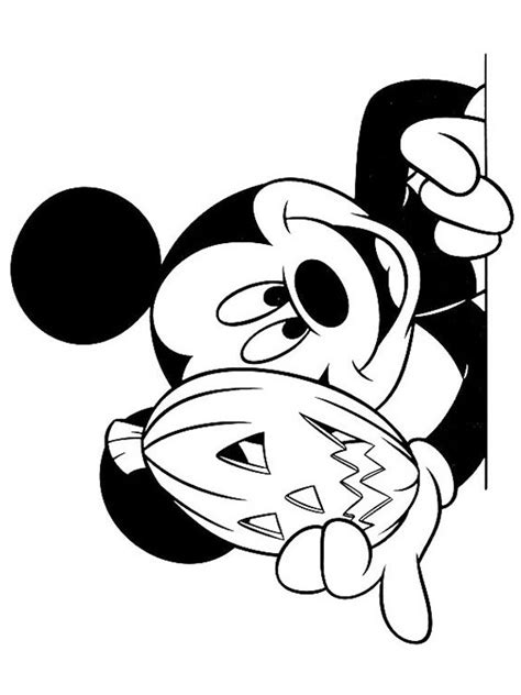 Of course, it should be a mickey mouse post! colouring page Mickey Mouse Halloween | coloringpage.ca