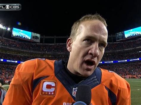 Peyton manning just couldn't help himself. Peyton Manning Red Forehead : Confluence Of Circumstances ...