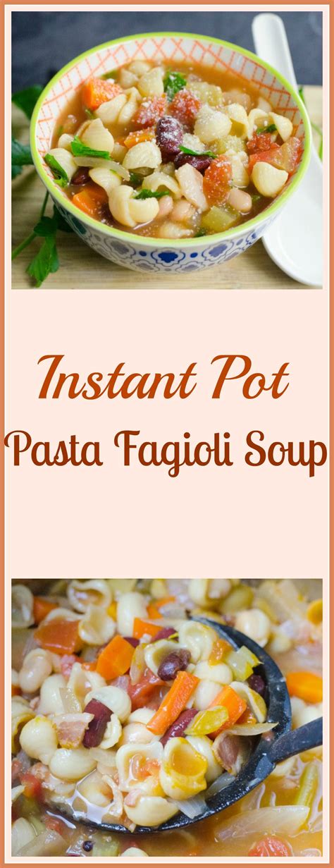 This copycat version of olive garden's pasta e fagioli is the perfect soup for a cold day. Instant Pot Pasta Fagioli Soup | Recipe | Hearty soup ...